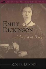 Cover of: Emily Dickinson and the art of belief