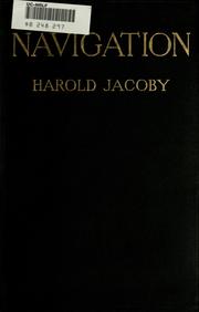 Cover of: Navigation by Harold Jacoby