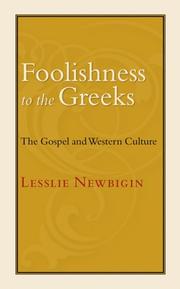 Cover of: Foolishness to the Greeks