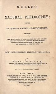 Cover of: Wells's Natural philosophy by David Ames Wells