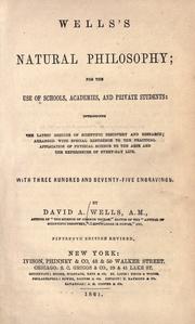 Cover of: Wells's Natural philosophy by David Ames Wells, David Ames Wells