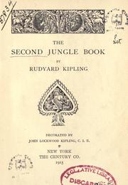Cover of: The  second jungle book by Rudyard Kipling
