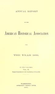 Cover of: The proposed amendments to the Constitution of the United States during the first century of its history by Herman Vandenburg Ames