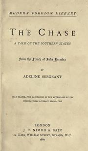 Cover of: The chase: a tale of the southern states