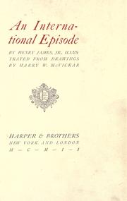Cover of: An international episode by Henry James