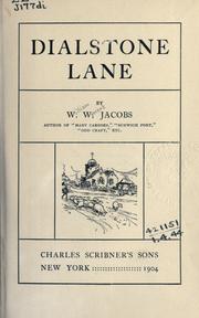 Cover of: Dialstone Lane. by W. W. Jacobs