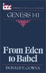 Cover of: From Eden to Babel by Donald E. Gowan