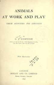 Cover of: Animals at work and play by C. J. Cornish