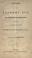 Cover of: Letters on the Factory act, as it affects the cotton manufacture, addressed to the right honourable the president of the Board of trade