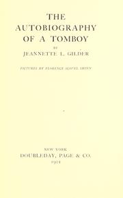 Cover of: The autobiography of a tomboy