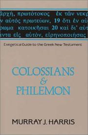 Cover of: Colossians & Philemon