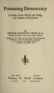 Cover of: Poisoning democracy by George McCready Price