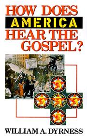 Cover of: How does America hear the gospel?