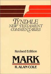 Cover of: The Gospel according to Mark: an introduction and commentary
