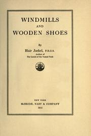 Cover of: Windmills and wooden shoes