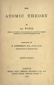 Cover of: The atomic theory