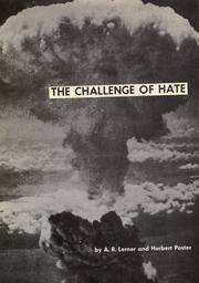 Cover of: The challenge of hate