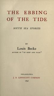 Cover of: The ebbing of the tide: South Sea stories