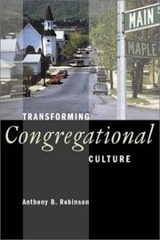 Cover of: Transforming congregational culture