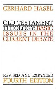Cover of: Old Testament theology by Gerhard F. Hasel