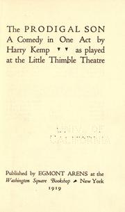 Cover of: The prodigal son by Kemp, Harry