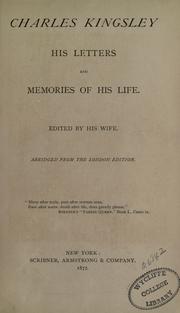 Cover of: Charles Kingsley by Charles Kingsley