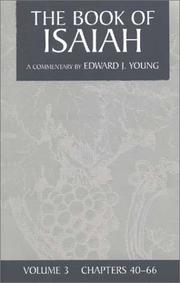 Cover of: The Book of Isaiah (3 Vol. Set) by Edward J. Young