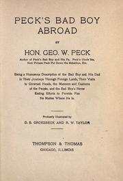 Cover of: Peck's bad boy abroad by George Wilbur Peck