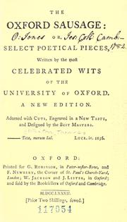 Cover of: The Oxford sausage by Warton, Thomas