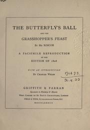 Cover of: The butterfly's ball and the grasshopper's feast. by William Roscoe