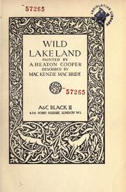 Cover of: Wild Lakeland by Mackenzie MacBride