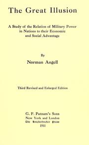 Cover of: The great illusion by Angell, Norman Sir