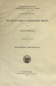 Cover of: The Montana group of northwestern Montana.