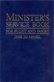 Cover of: Minister's service book for pulpit and parish