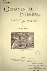Cover of: Ornamental interiors