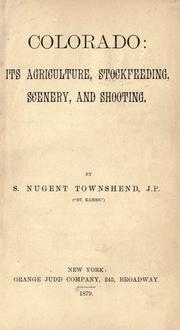 Cover of: Colorado by S. Nugent Townshend
