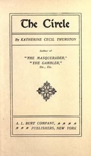 Cover of: The circle by Thurston, Katherine Cecil