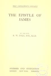Cover of: The Epistle of James
