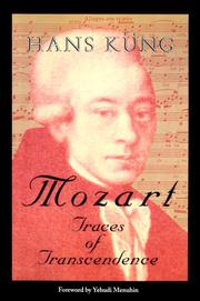 Cover of: Mozart: traces of transcendence