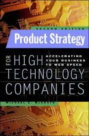 Cover of: Product Strategy for High Technology Companies by Michael E. McGrath