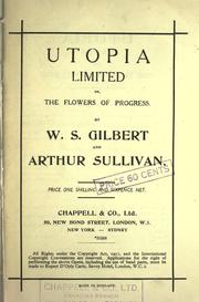 Cover of: Utopia limited by Sir Arthur Sullivan