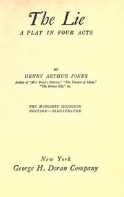 The lie by Henry Arthur Jones
