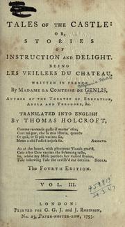 Cover of: Tales of the castle by Stéphanie Félicité, comtesse de Genlis