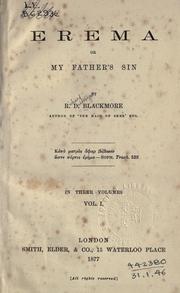 Cover of: Erema: or, My father's sin.