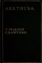 Cover of: Arethusa by Francis Marion Crawford