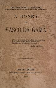 A honra de Vasco da Gama by Antonio Zeferino Candido