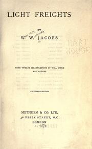 Cover of: Light freights. by W. W. Jacobs