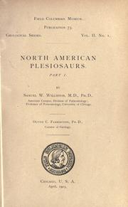 Cover of: North American plesiosaurs