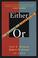 Cover of: Either/or