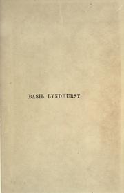 Cover of: Basil Lyndhurst.